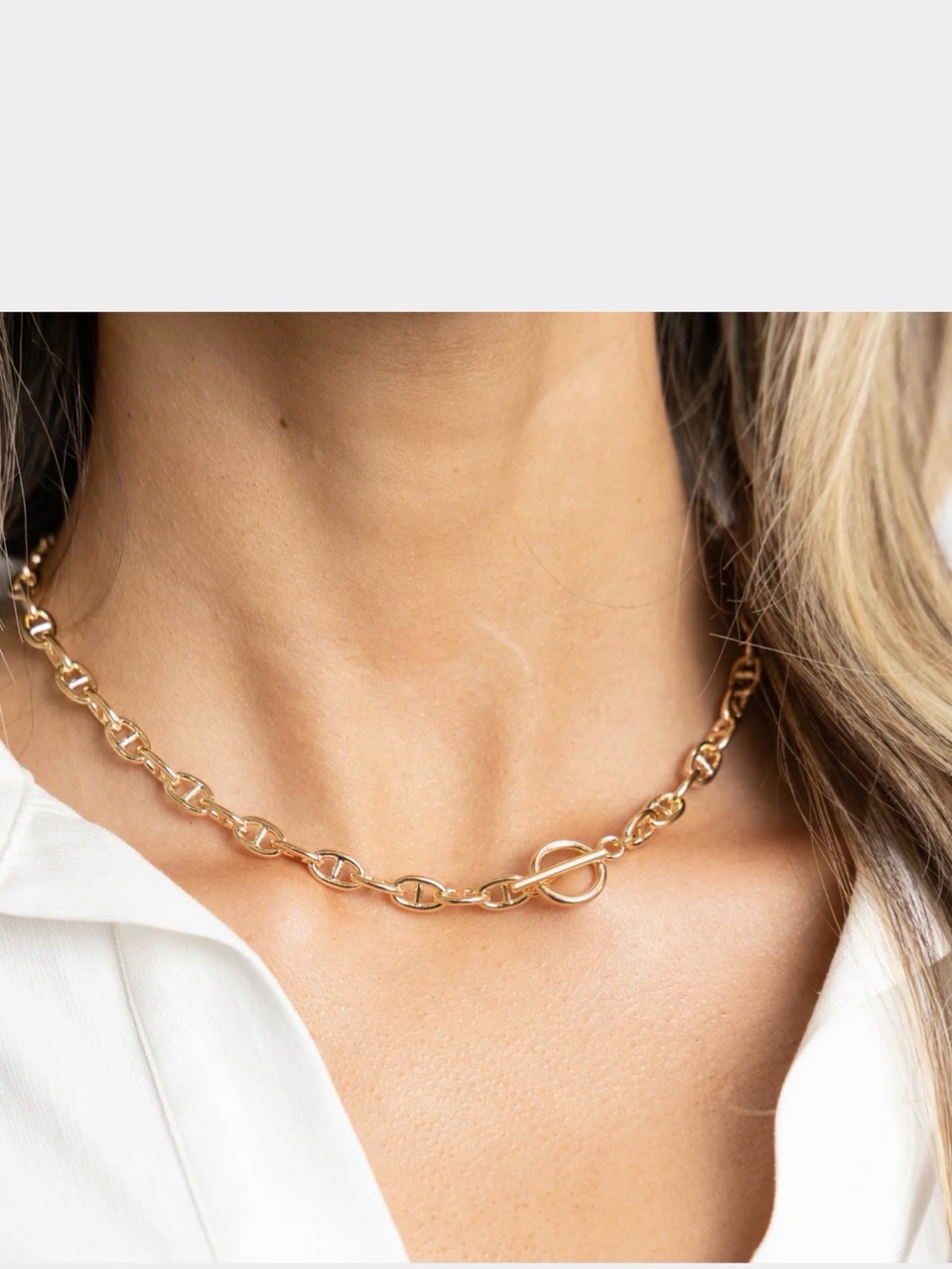 New Sahira Taylor Toggle Chain - 16 inch Necklace